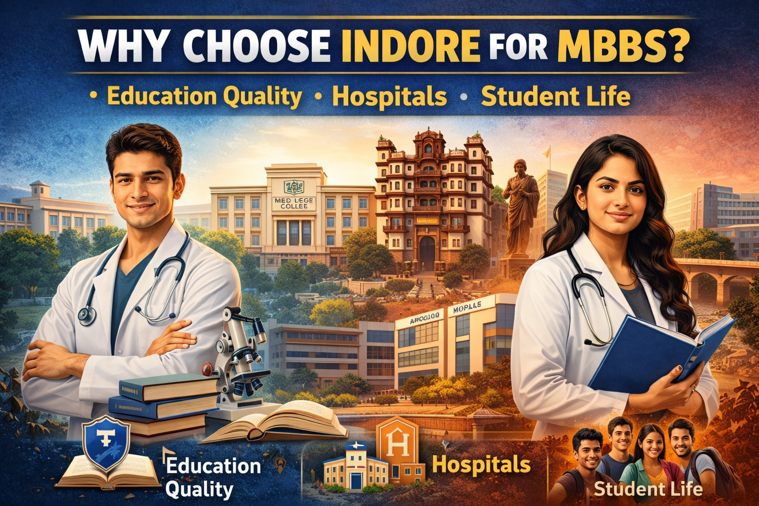 Why Choose Indore for MBBS? Education Quality, Hospitals & Student Life